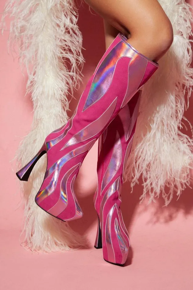 Women Jeffrey Campbell Knee High Untamed