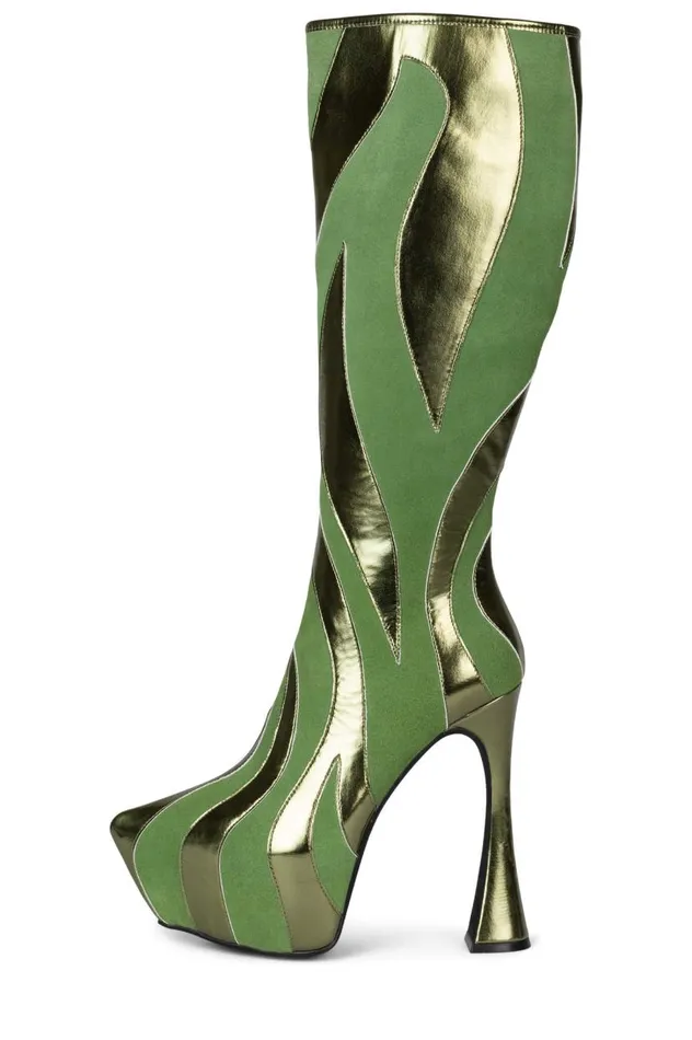 Women Jeffrey Campbell Knee High Untamed