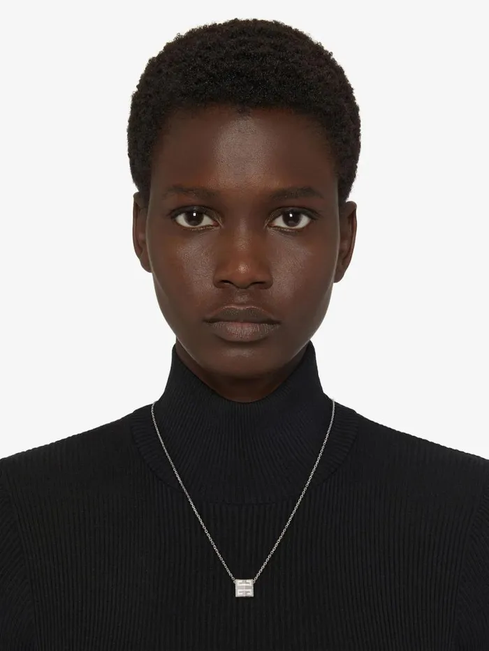Women Jewelry Givenchy 4G Necklace In Metal Silvery