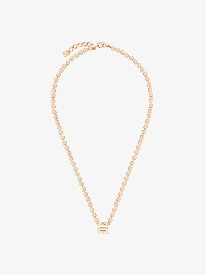 Women Jewelry Givenchy 4G Necklace In Metal With Crystals Rose Golden Women Jewelry Givenchy 4G Necklace In Metal With Crystals Rose Golden