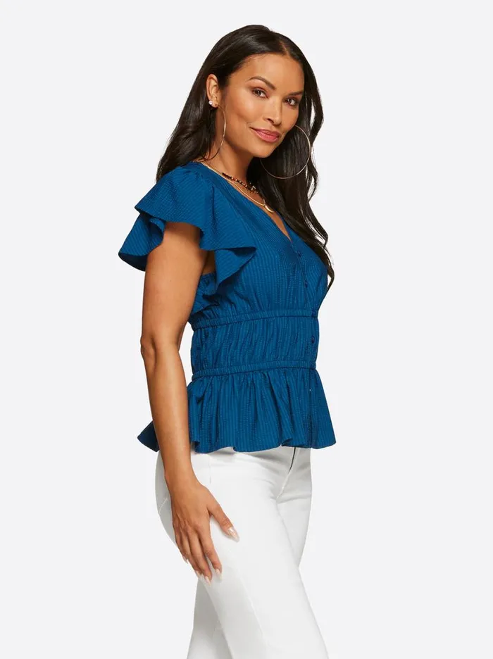 Women Jeydon Top In Poseidon Jessica Simpson Tops and Tees