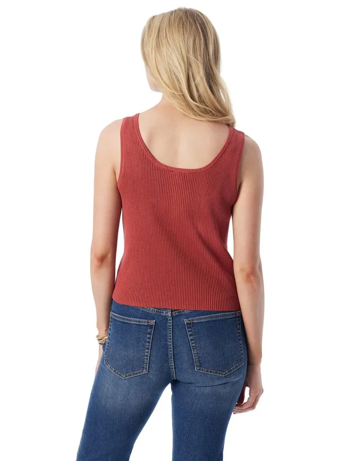 Women Johanna Lace Up Tank In Chili Oil Jessica Simpson Tops and Tees
