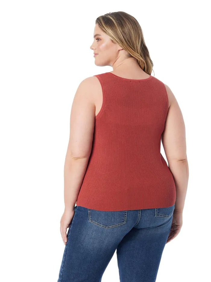 Women Johanna Lace Up Tank In Chili Oil Jessica Simpson Tops and Tees