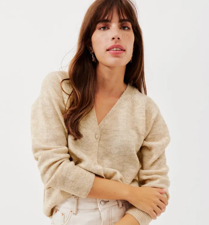 Women Jumper Cardigan 8211 Beige Promod Jumpers And Cardigans