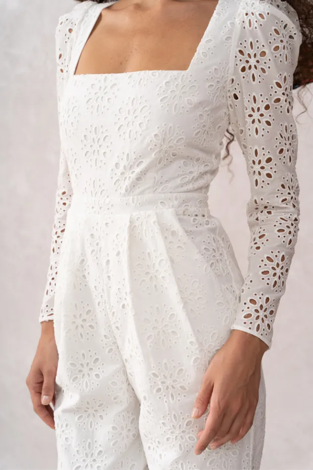 Women Jumpsuits and Rompers YUMI KIM SHAUNA MONTEREY JUMPSUIT Monterey Cotton Eyelet
