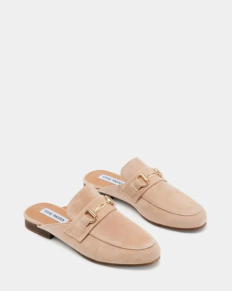 Women KANDI CAMEL SUEDE Camel Suede Steve Madden Loafers and Flats