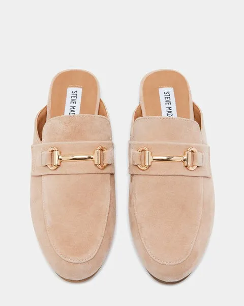 Women KANDI CAMEL SUEDE Camel Suede Steve Madden Loafers and Flats