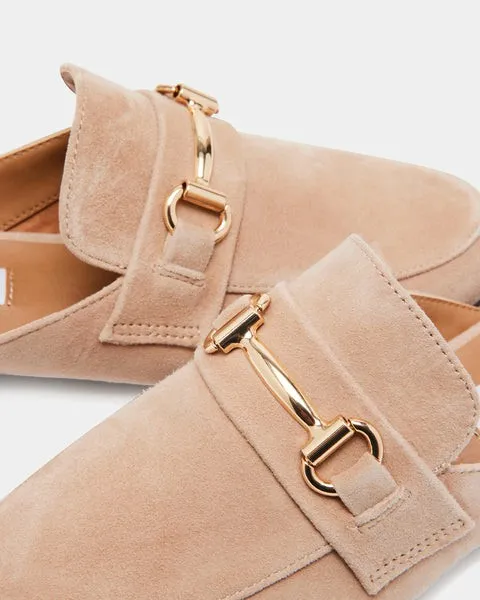 Women KANDI CAMEL SUEDE Camel Suede Steve Madden Loafers and Flats