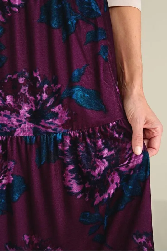 Women Kara Velvet Skirt Bordeaux Bloom Soft Surroundings Skirts Women Kara Velvet Skirt Bordeaux Bloom Soft Surroundings Skirts