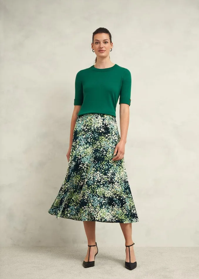 Women Kiara Skirt Green Multi Hobbs Skirts