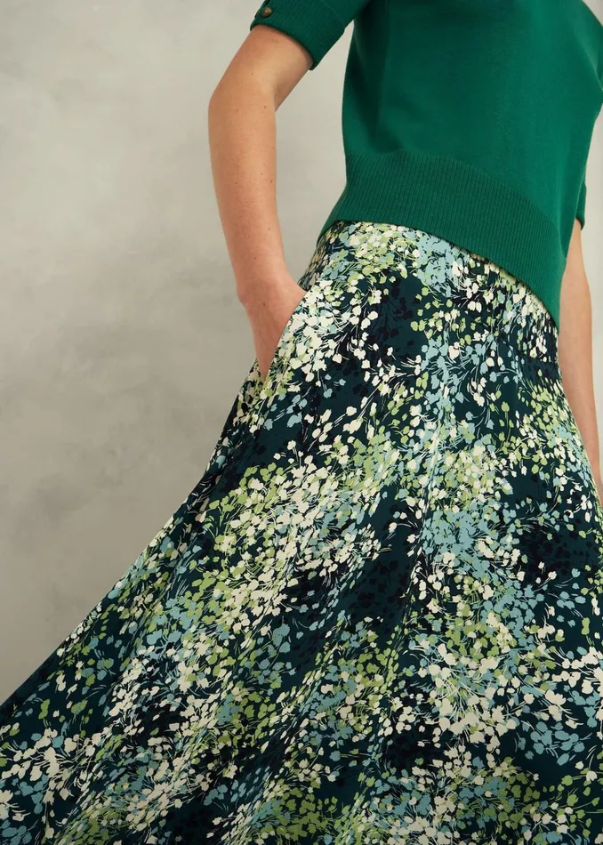 Women Kiara Skirt Green Multi Hobbs Skirts