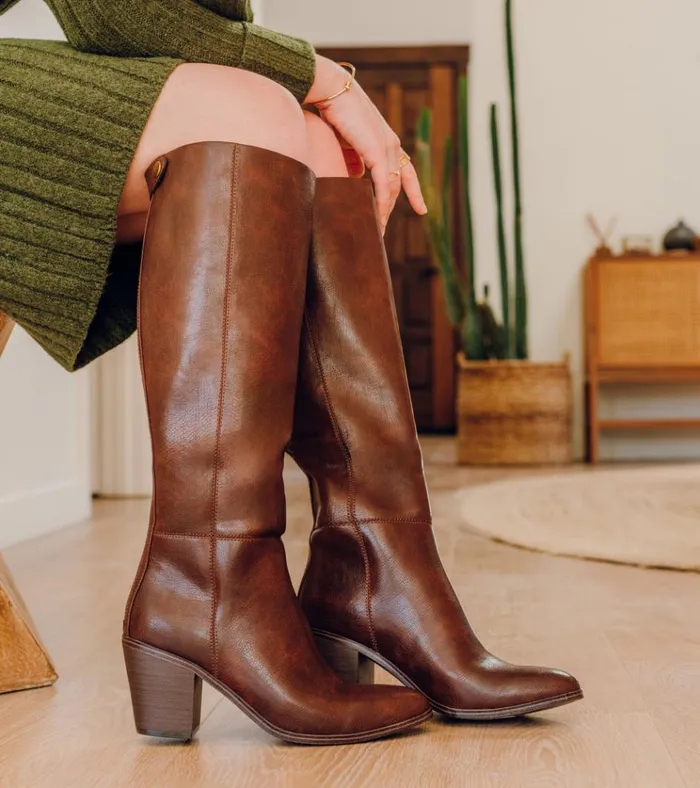 Women Kiara Tall Boot Brush Brown Baretraps Knee High Boots