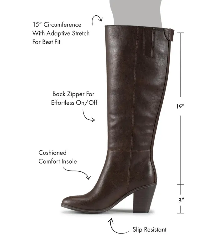 Women Kiara Tall Boot Brush Brown Baretraps Knee High Boots