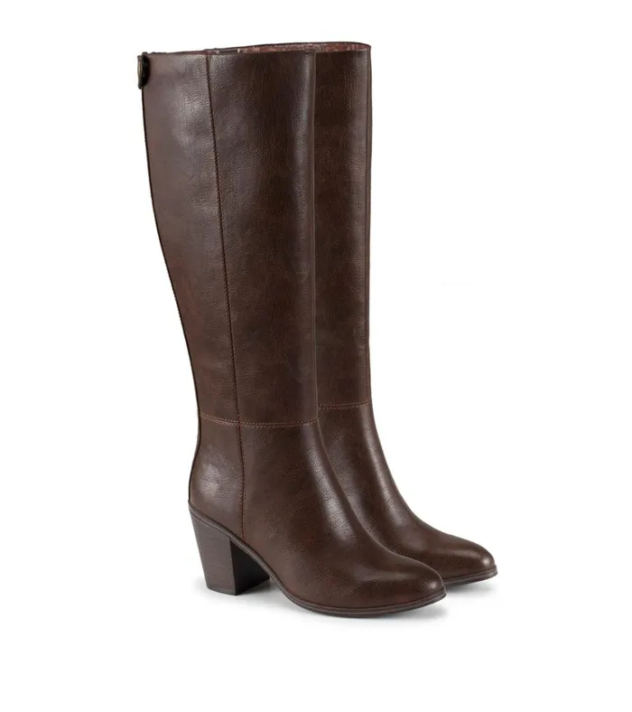 Women Kiara Tall Boot Brush Brown Baretraps Knee High Boots