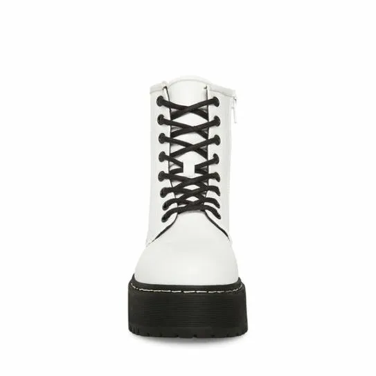 WomenKids039 BETTYY WHITEBLACK White Black Steve Madden Boots and Booties WomenKids039 BETTYY WHITEBLACK White Black Steve Madden Boots and Booties