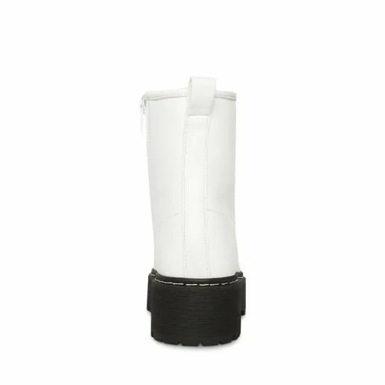 WomenKids039 BETTYY WHITEBLACK White Black Steve Madden Boots and Booties WomenKids039 BETTYY WHITEBLACK White Black Steve Madden Boots and Booties