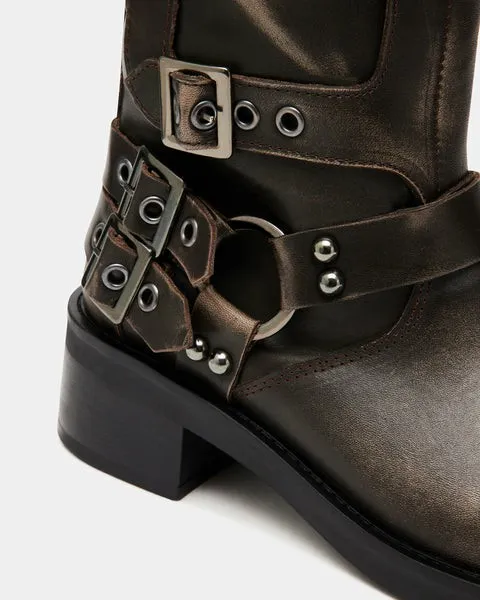 WomenKids039 ROCKY BROWN DISTRESSED Brown Distressed Steve Madden Boots and Booties