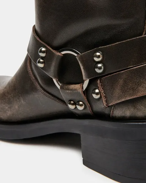 WomenKids039 ROCKY BROWN DISTRESSED Brown Distressed Steve Madden Boots and Booties