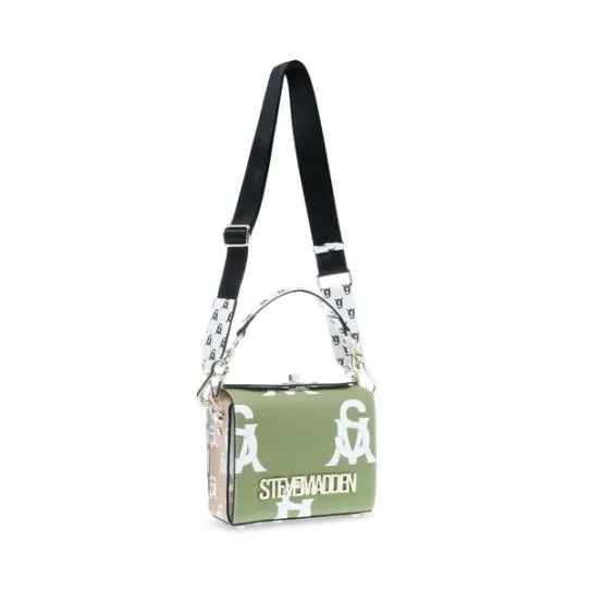 Women KINDER BAG OLIVE MULTI Olive Multi Steve Madden Crossbody Bags Women KINDER BAG OLIVE MULTI Olive Multi Steve Madden Crossbody Bags