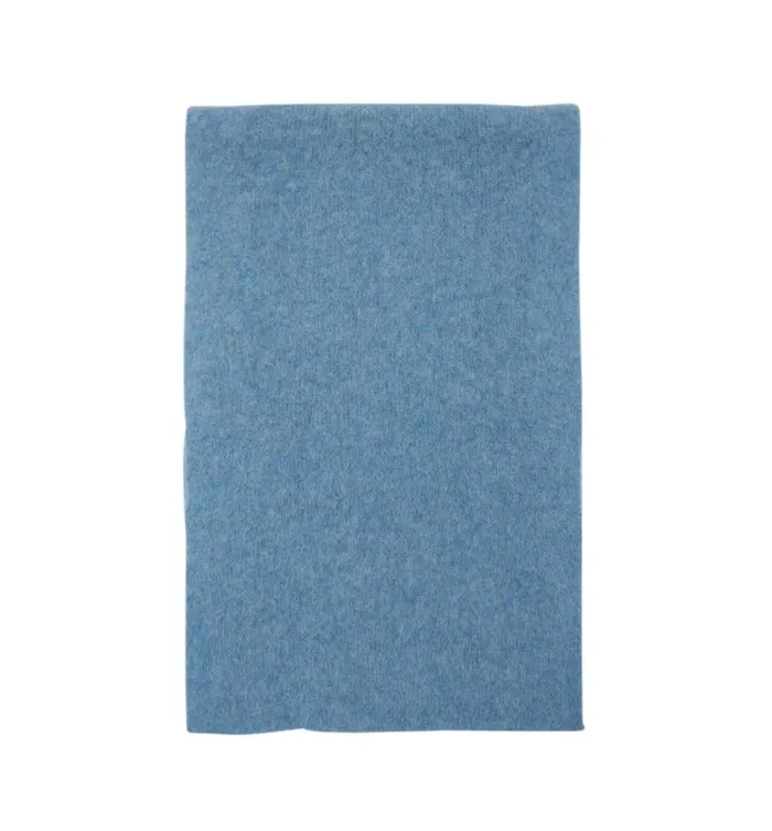 Women Knit Scarf With Alpaca 8211 Sky Blue Promod Scarves