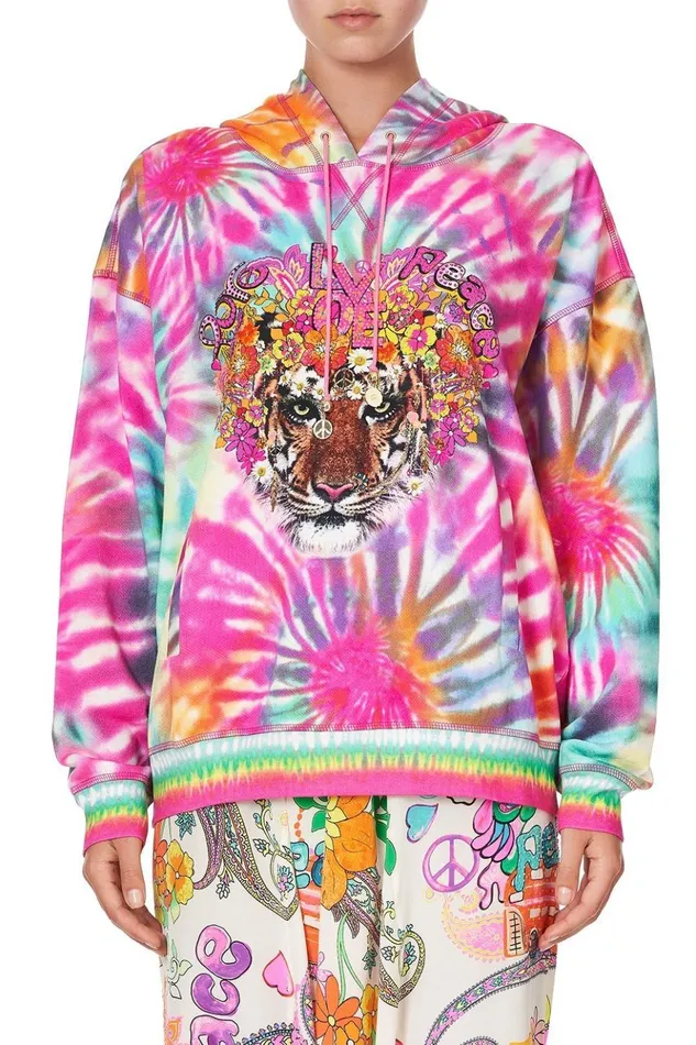 Women Knitwear Camilla Hoodie With Side Pockets Let The Sun Shine