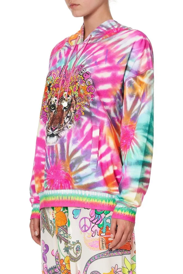 Women Knitwear Camilla Hoodie With Side Pockets Let The Sun Shine