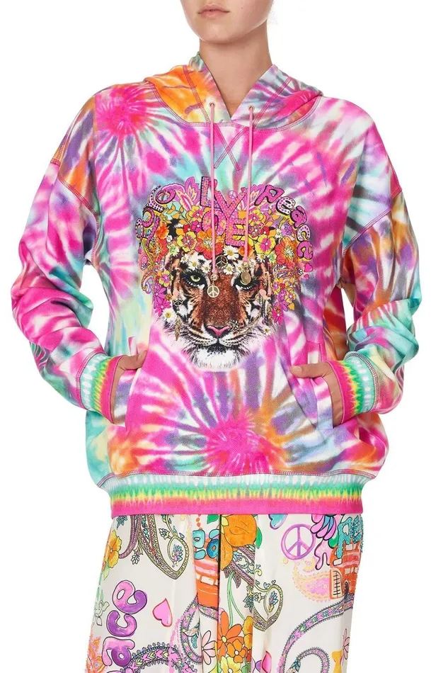 Women Knitwear Camilla Hoodie With Side Pockets Let The Sun Shine