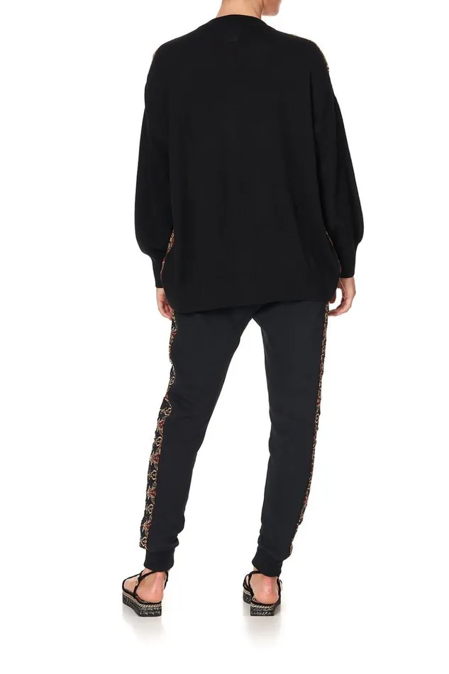 Women Knitwear Camilla Silk Front Cardi Lady Lodge