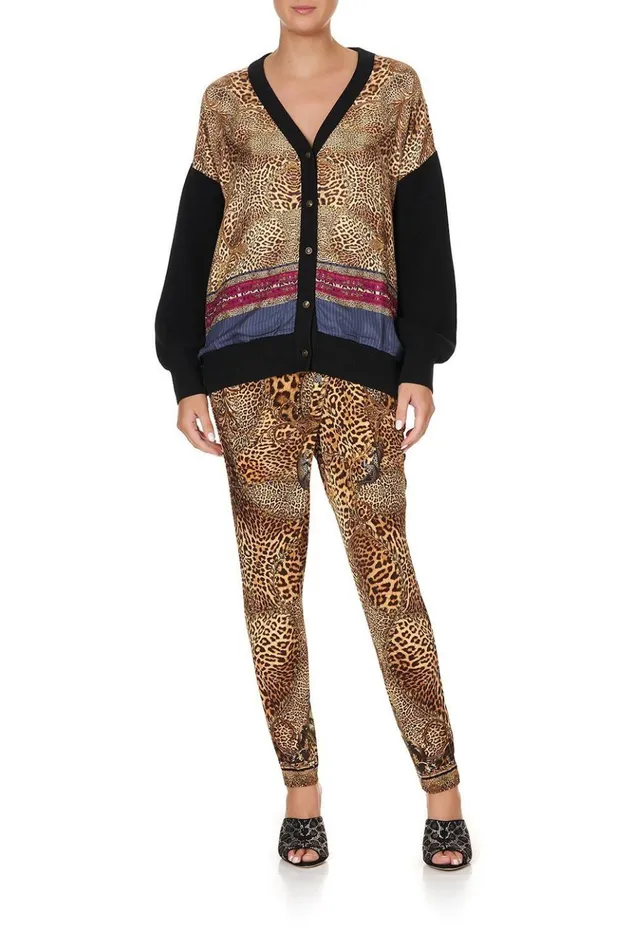 Women Knitwear Camilla Silk Front Cardi Lady Lodge
