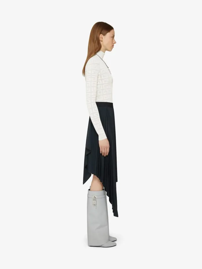 Women Knitwear Givenchy Sweater In 4G Jacquard Off White