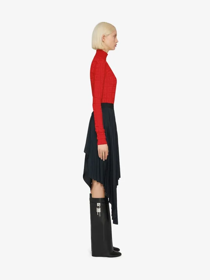 Women Knitwear Givenchy Sweater In 4G Jacquard Red