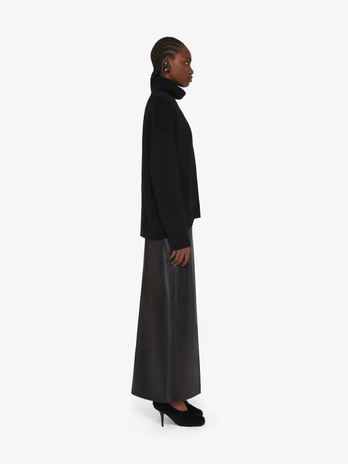 Women Knitwear Givenchy Turtleneck Sweater In Cashmere Black
