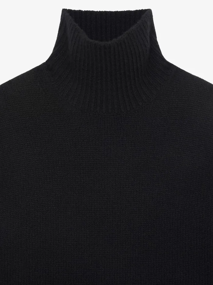 Women Knitwear Givenchy Turtleneck Sweater In Cashmere Black