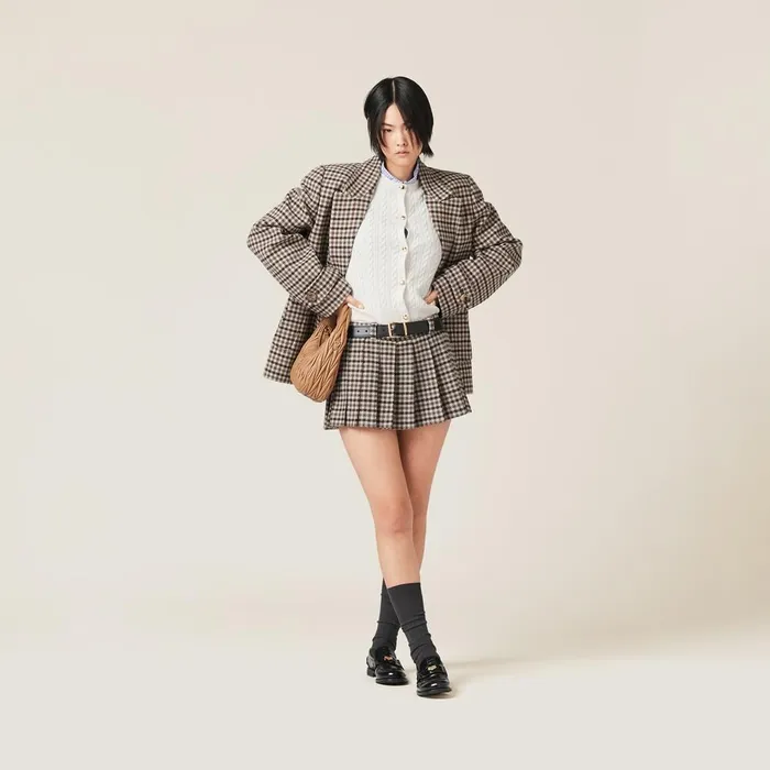 Women Knitwear Miu Miu Cashmere Cardigan Chalk White Women Knitwear Miu Miu Cashmere Cardigan Chalk White