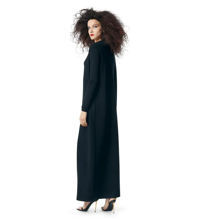 Women Knitwear Tom Ford Cashmere Silk Square Neck Dress Black Women Knitwear Tom Ford Cashmere Silk Square Neck Dress Black