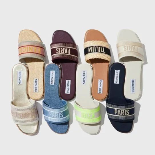 Women KNOX NAVY MULTI Navy Multi Steve Madden Sandals Women KNOX NAVY MULTI Navy Multi Steve Madden Sandals