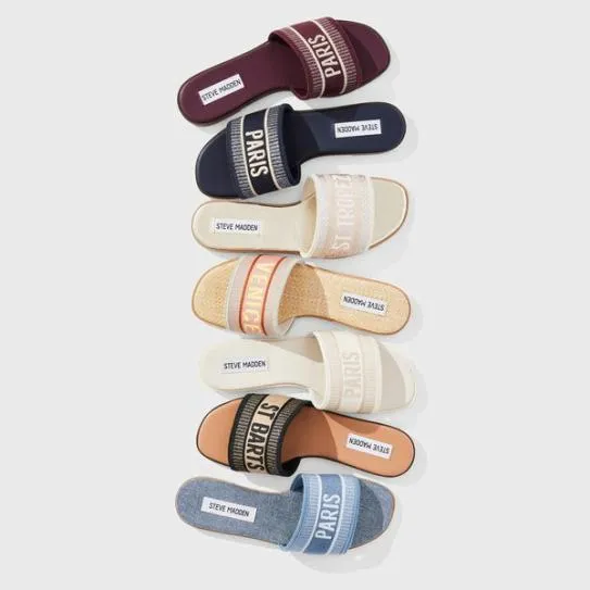 Women KNOX NAVY MULTI Navy Multi Steve Madden Sandals Women KNOX NAVY MULTI Navy Multi Steve Madden Sandals