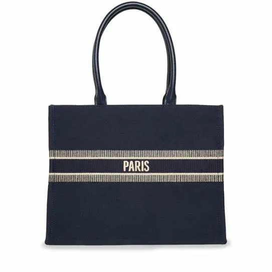Women KNOX TOTE NAVY MULTI Navy Multi Steve Madden Shoulder Bags