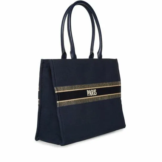 Women KNOX TOTE NAVY MULTI Navy Multi Steve Madden Shoulder Bags Women KNOX TOTE NAVY MULTI Navy Multi Steve Madden Shoulder Bags