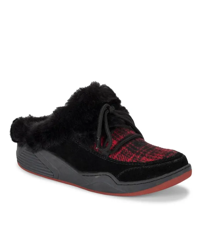 Women Landon Clog Slipper Blackred Baretraps Clogs and Mules