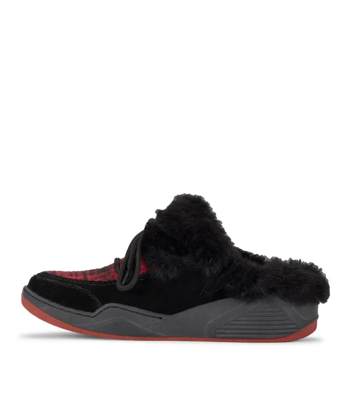 Women Landon Clog Slipper Blackred Baretraps Clogs and Mules