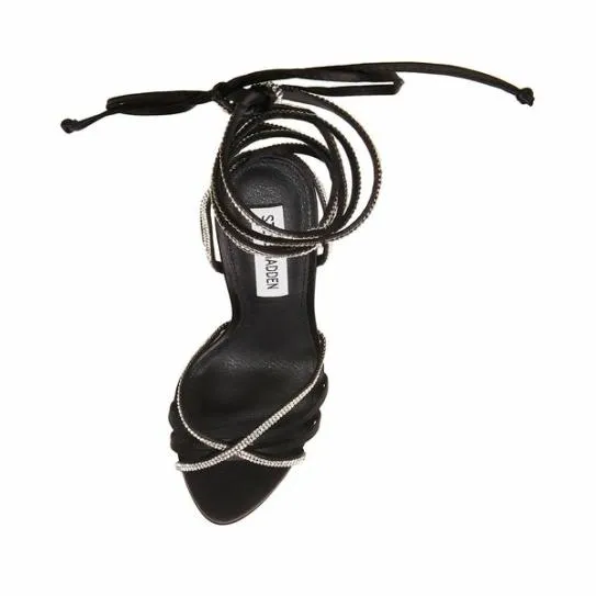 Women LARISA BLACK Black Steve Madden Heels