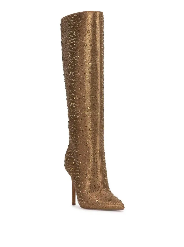 Women Laurel Knee High Boot In Bronze Jessica Simpson Boots and Booties