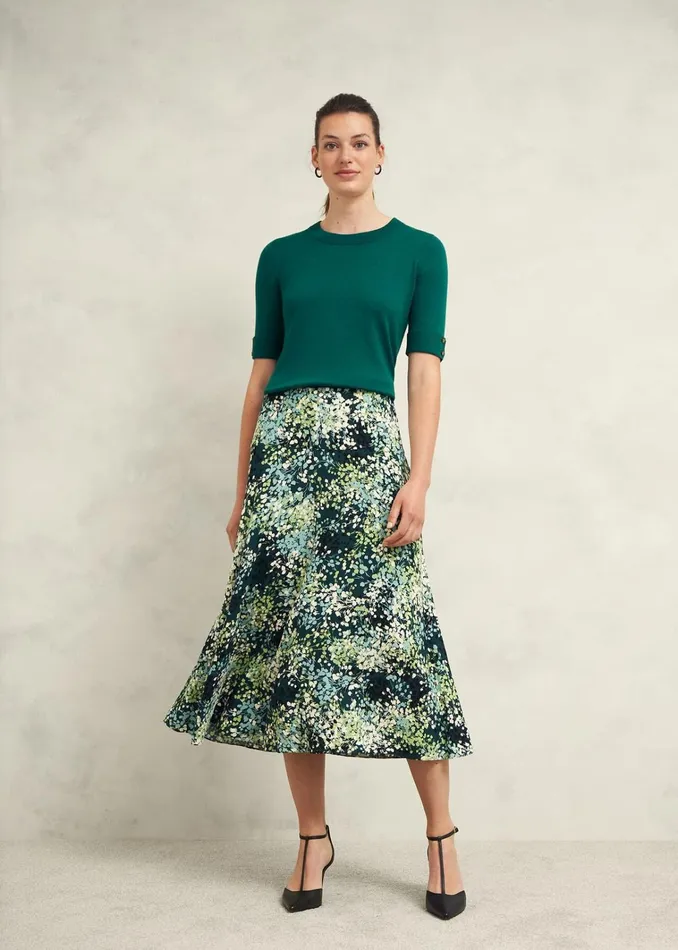 Women Leanne Jumper With Wool Agate Green Hobbs Jumpers and Cardigans