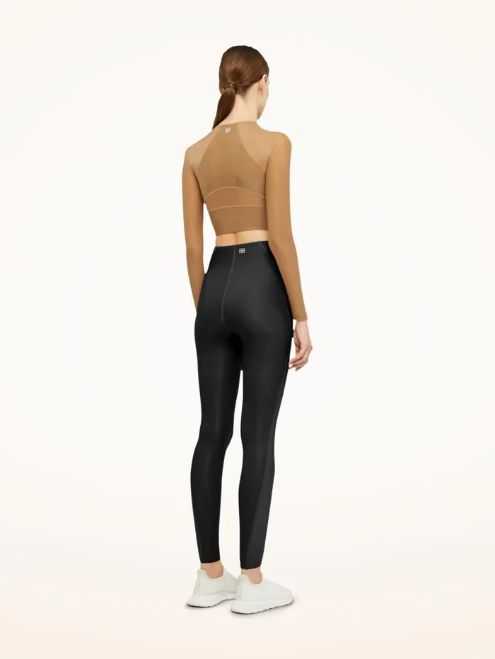 Women Leggings and Bikers Wolford Active Flow Leggings Black