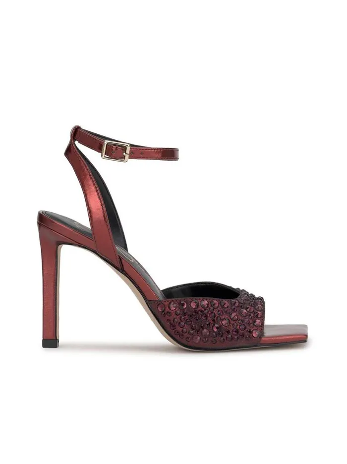 Women Lendall High Heel In Black Oxblood Jessica Simpson Sandals
