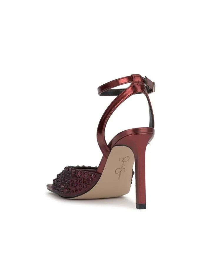Women Lendall High Heel In Black Oxblood Jessica Simpson Sandals
