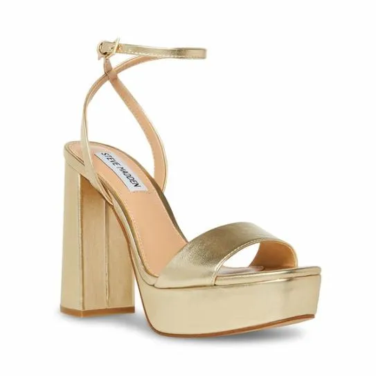 Women LESSA CHAMPAGNE Champagne Steve Madden Heels Women LESSA CHAMPAGNE Champagne Steve Madden Heels