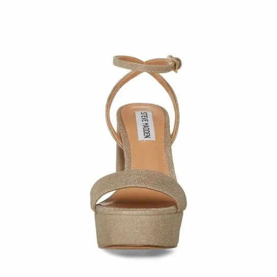 Women LESSA GOLD GLITTER Gold Glitter Steve Madden Heels Women LESSA GOLD GLITTER Gold Glitter Steve Madden Heels