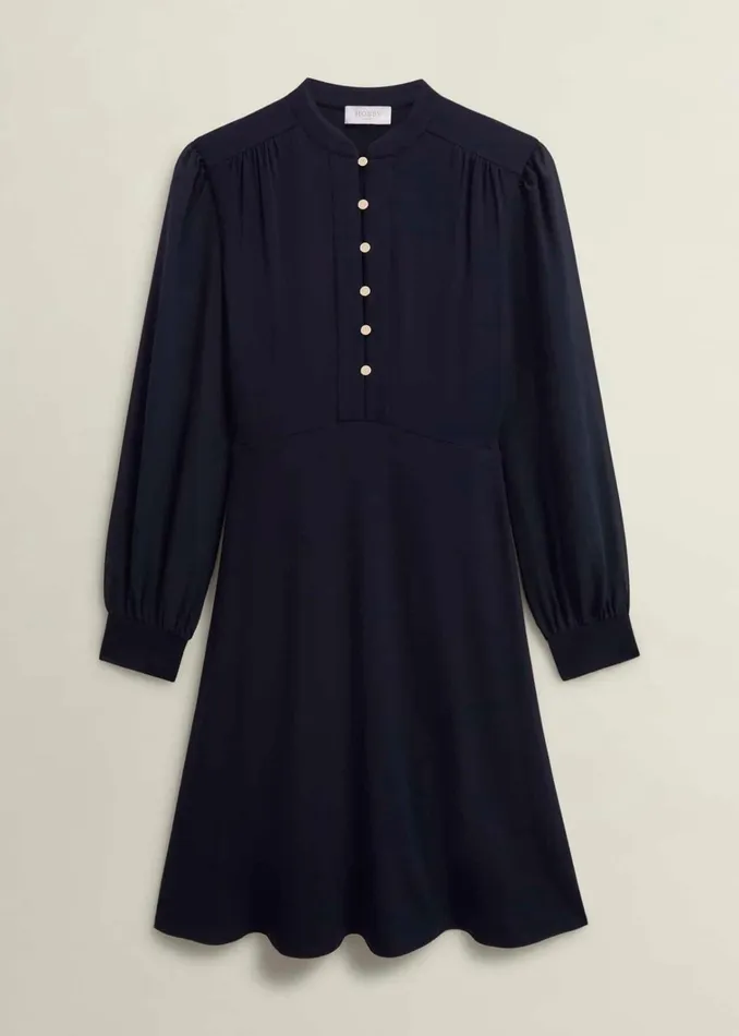 Women Liberty Jersey Dress Hobbs Navy Hobbs Dresses and Jumpsuits